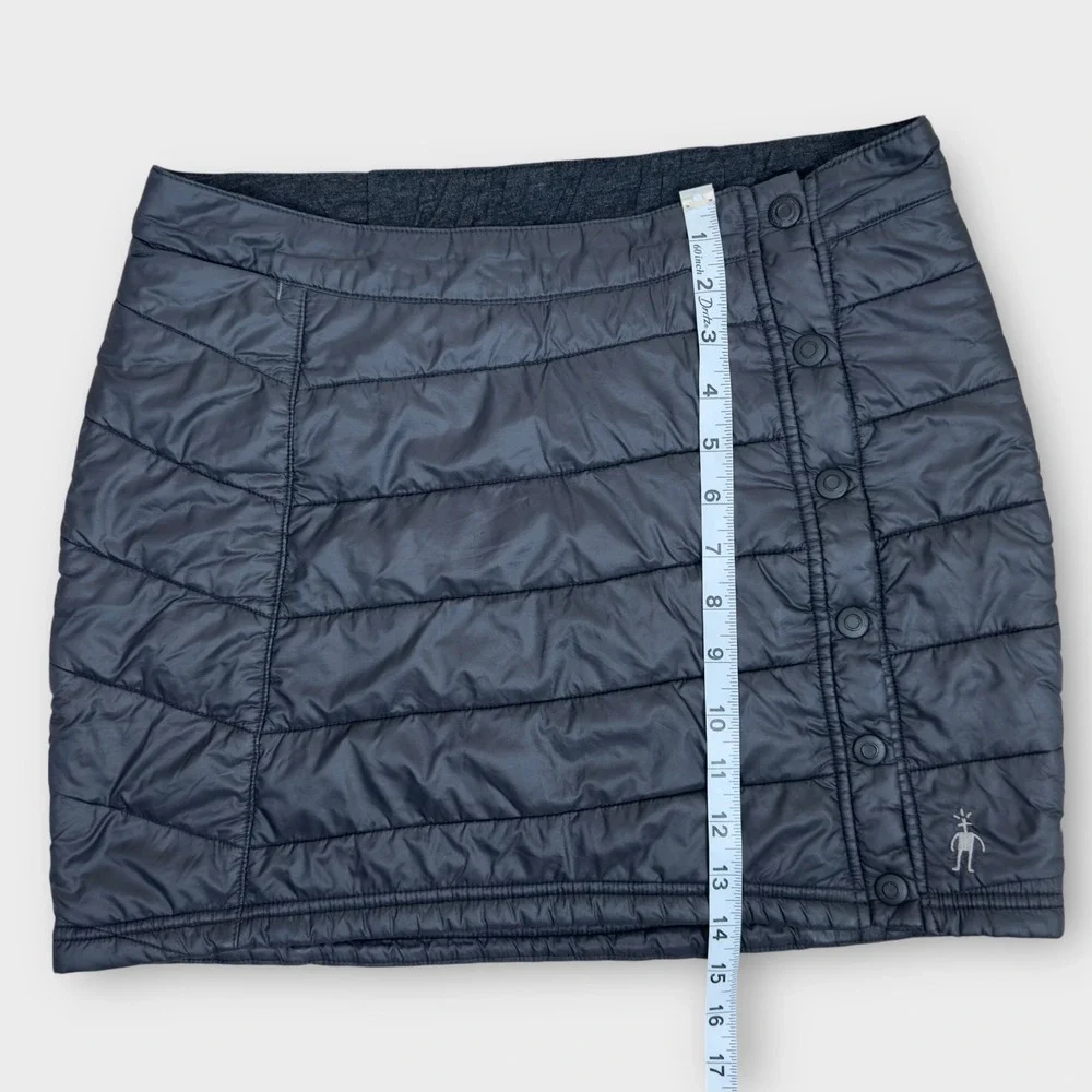 Smartwool‎ Puffer Mini Skirt PhD Smartloft Womens Sz S Black Outdoor Insulated